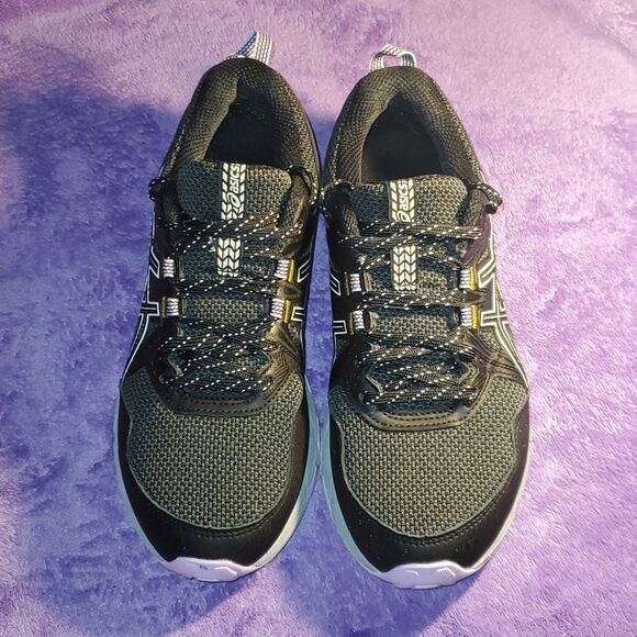Asics Women's Gel-Venture 8 Trail Running Shoes 1012A706 Size 7 Black Purple - Picture 8 of 11